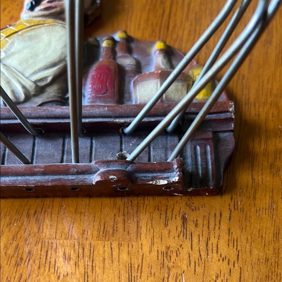 Vintage Bartender Wall Decor with Bottle Rack - Picture 9 of 10